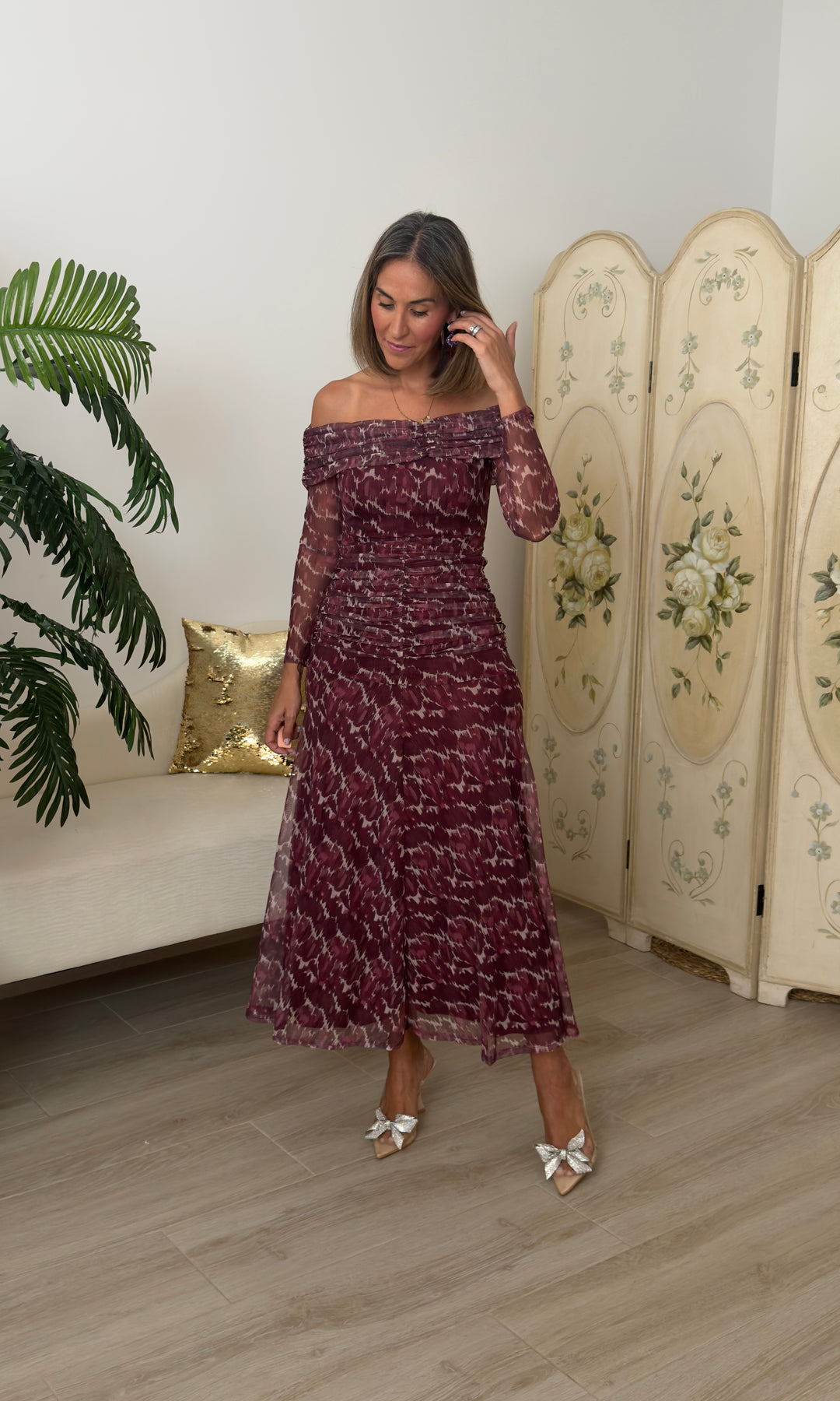 Vestido Teria Morado