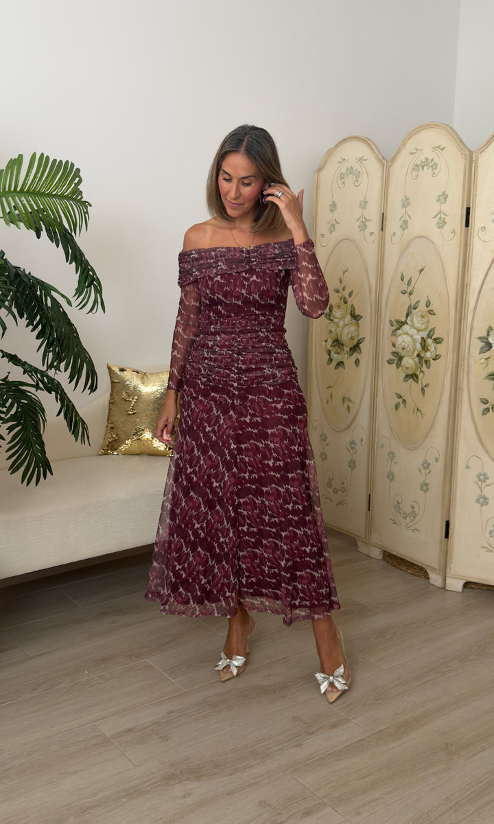 Vestido Teria Morado