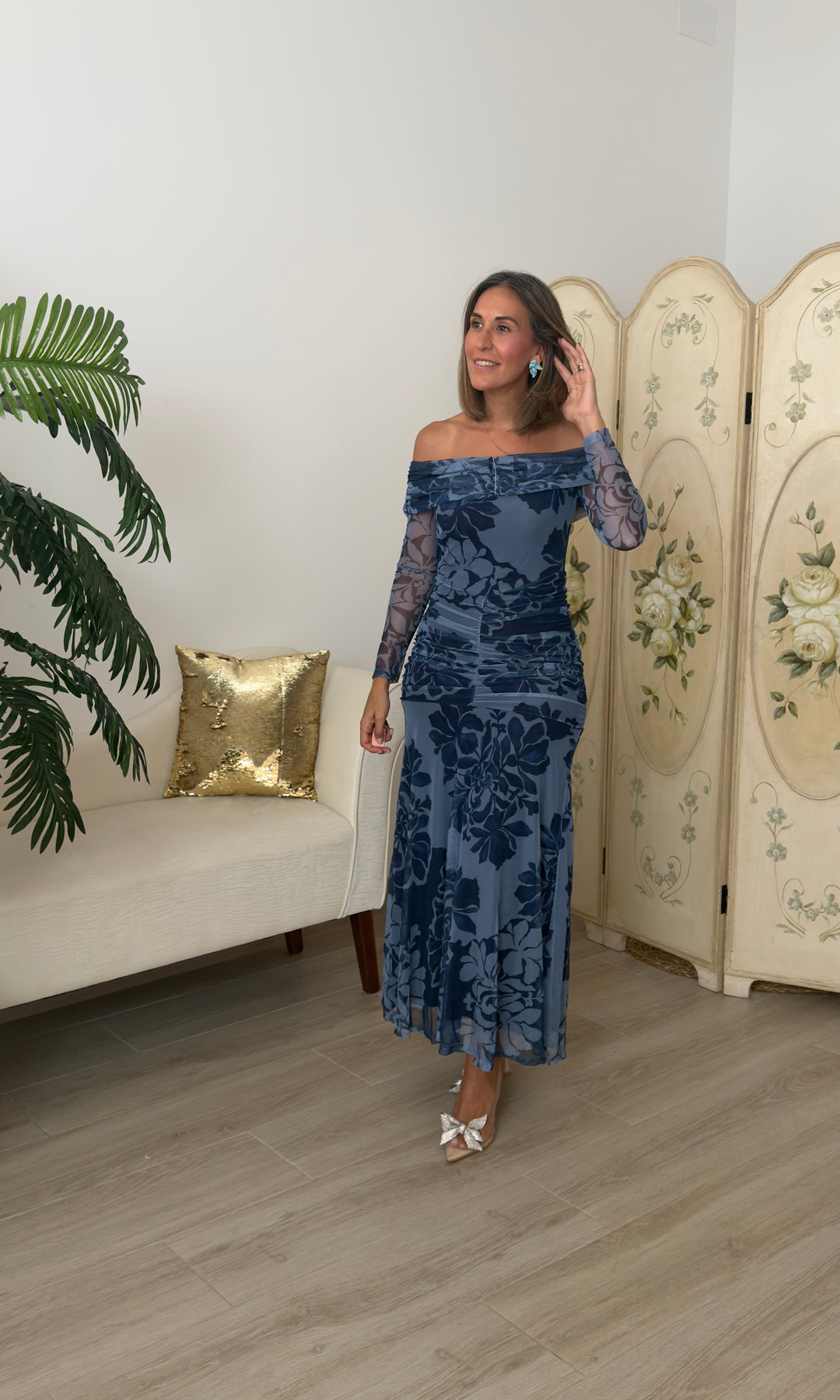 Vestido Teria Azul