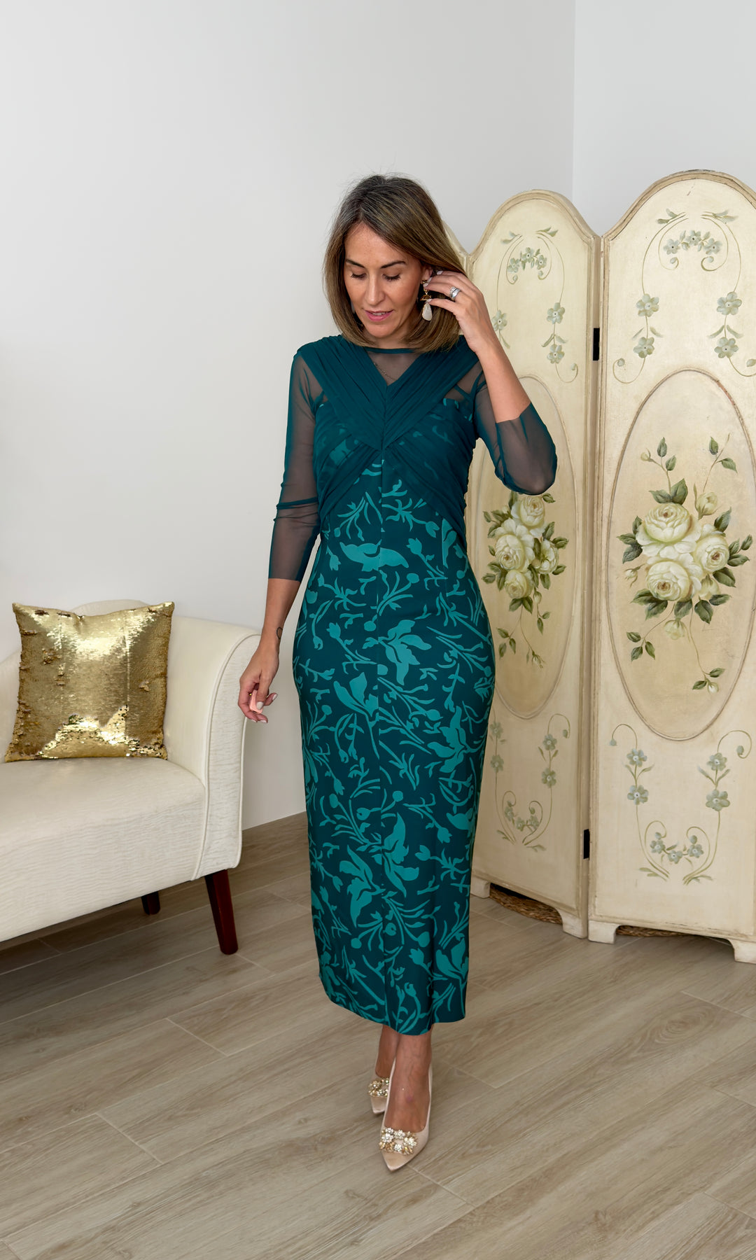 Vestido Roma Verde