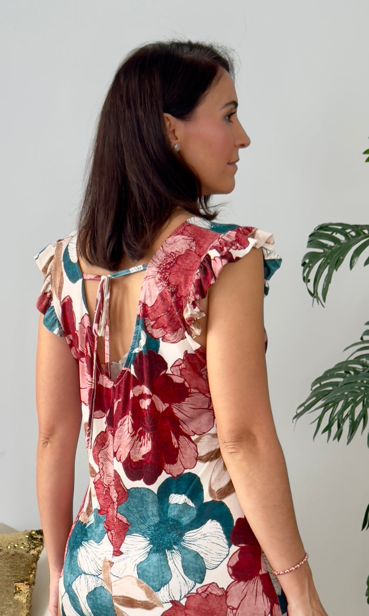 Mono Floral Burdeos