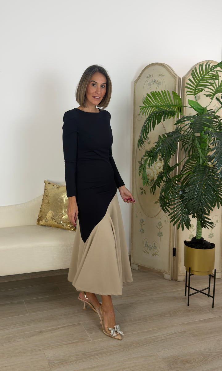Vestido Cristina Beige