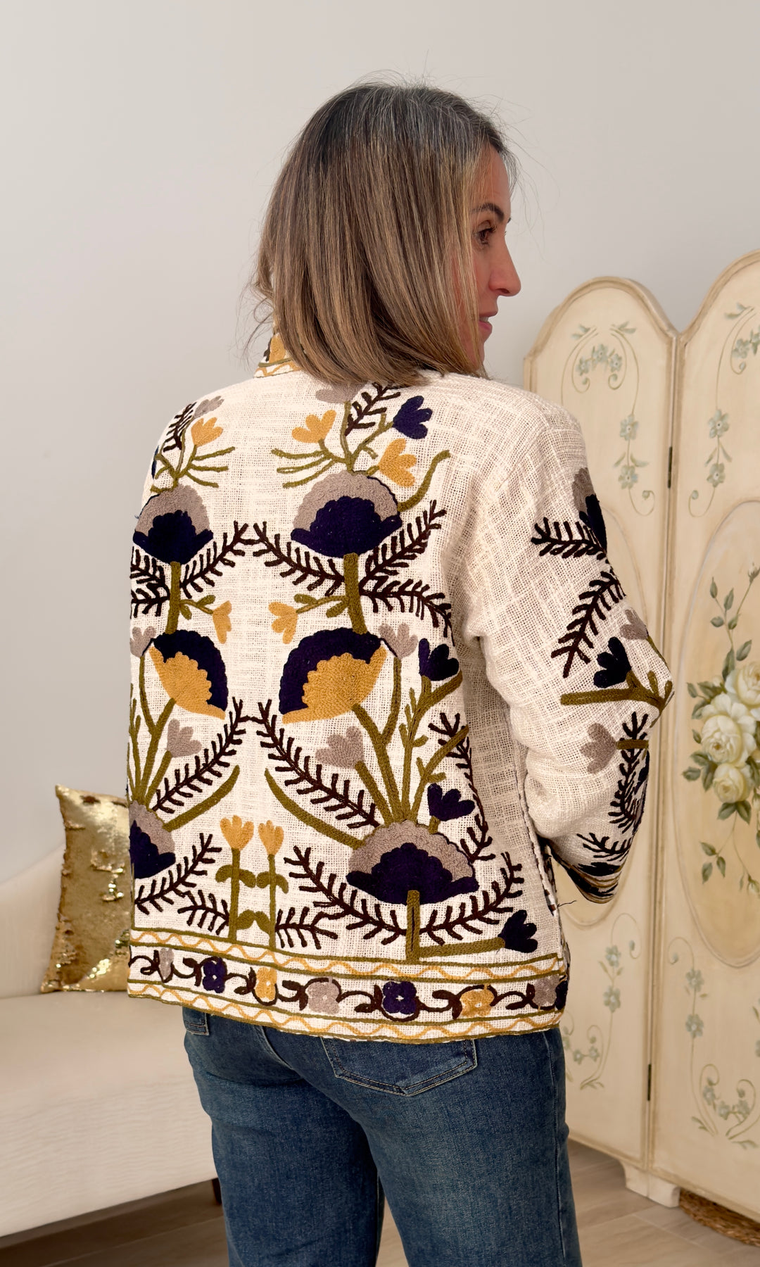 Chaqueta Canela