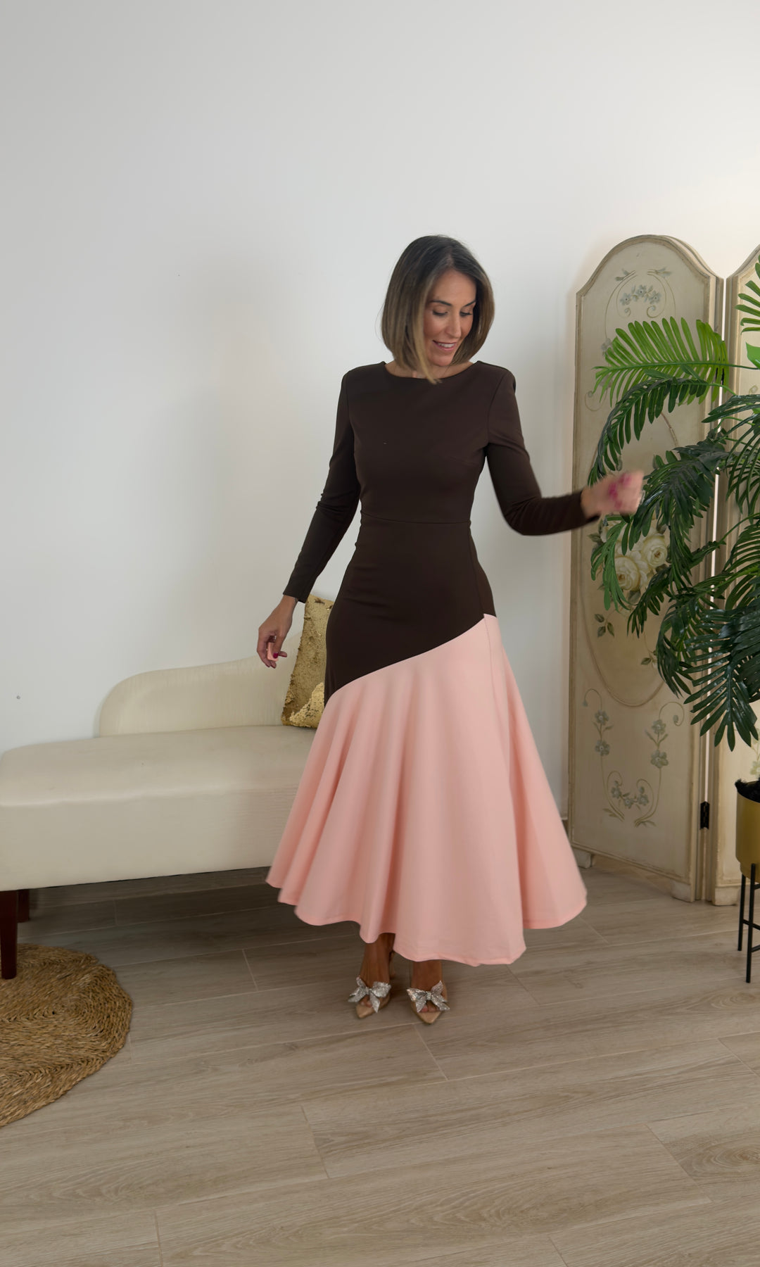 Vestido Cristina Rosa