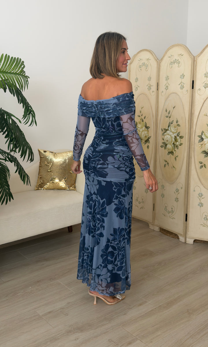 Vestido Teria Azul