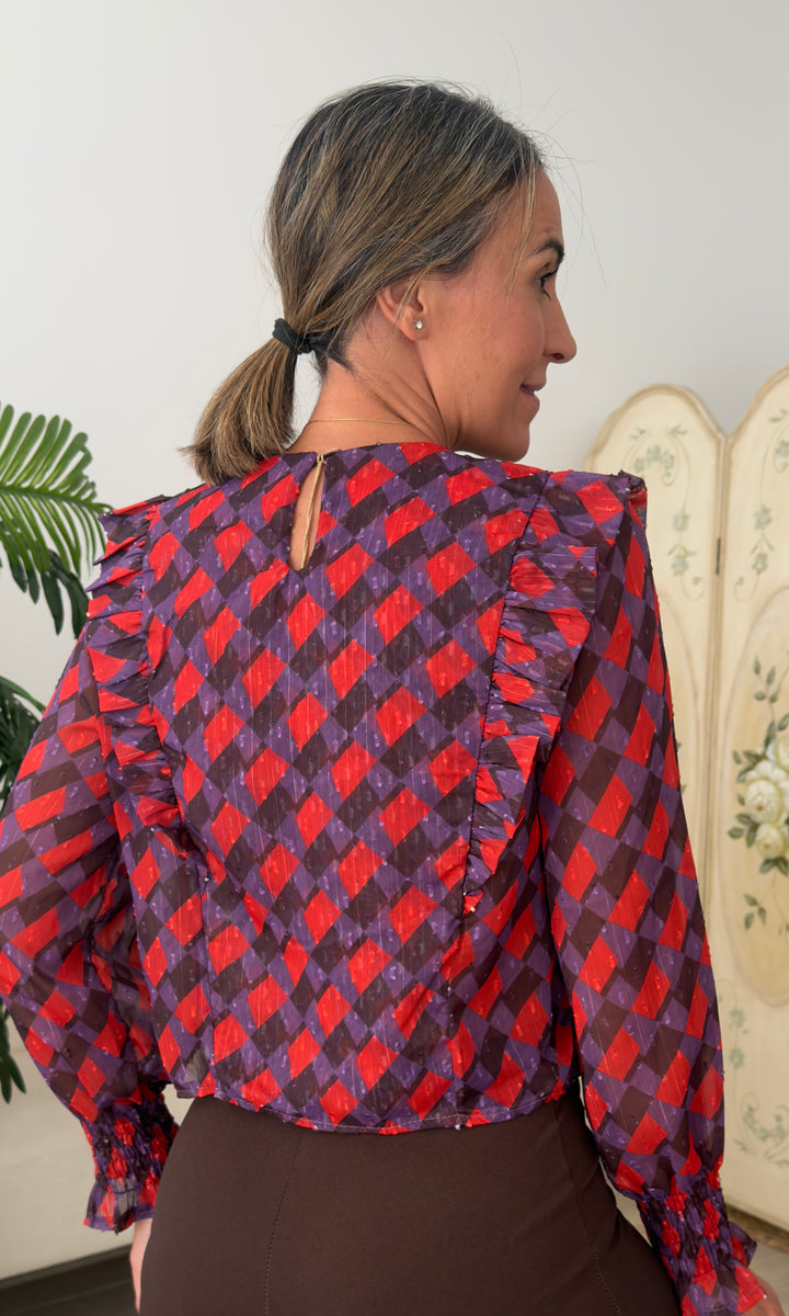 Blusa Arlequín