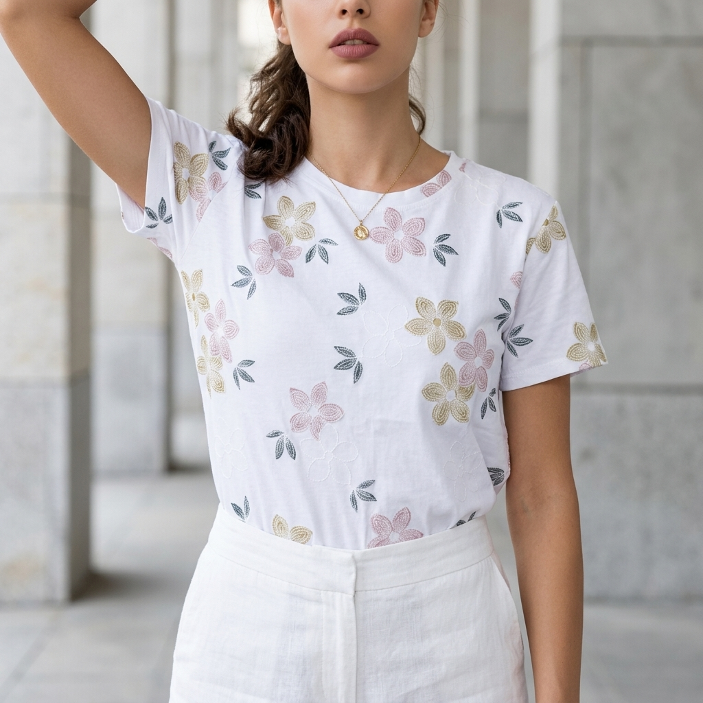 Camiseta Flores