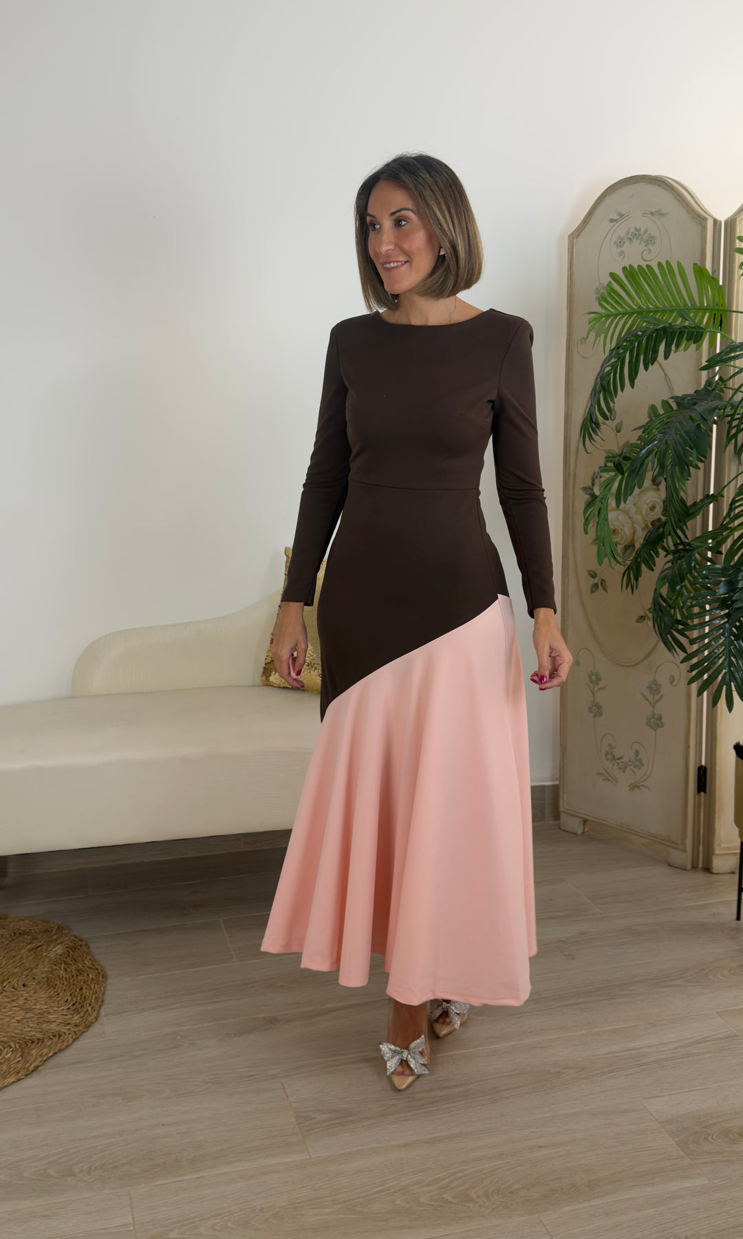 Vestido Cristina Rosa