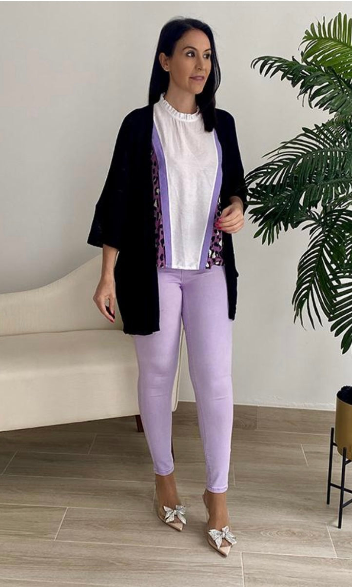 Jeans Básico Malva
