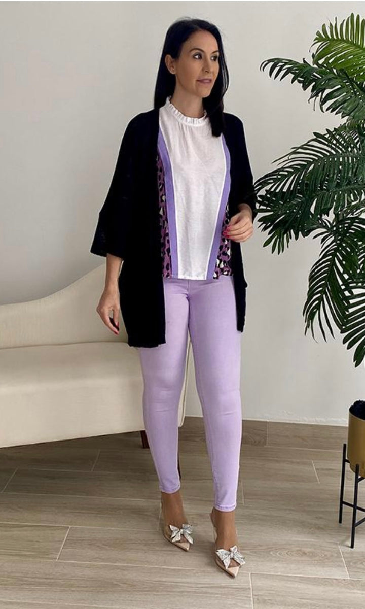 Jeans Básico Malva