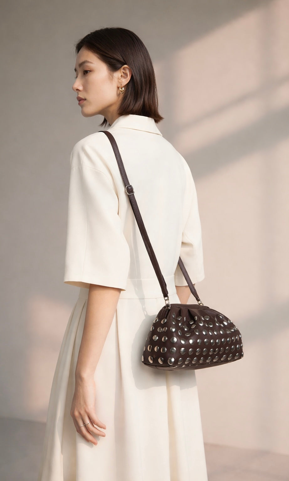 Bolso Clutch Tachuelas