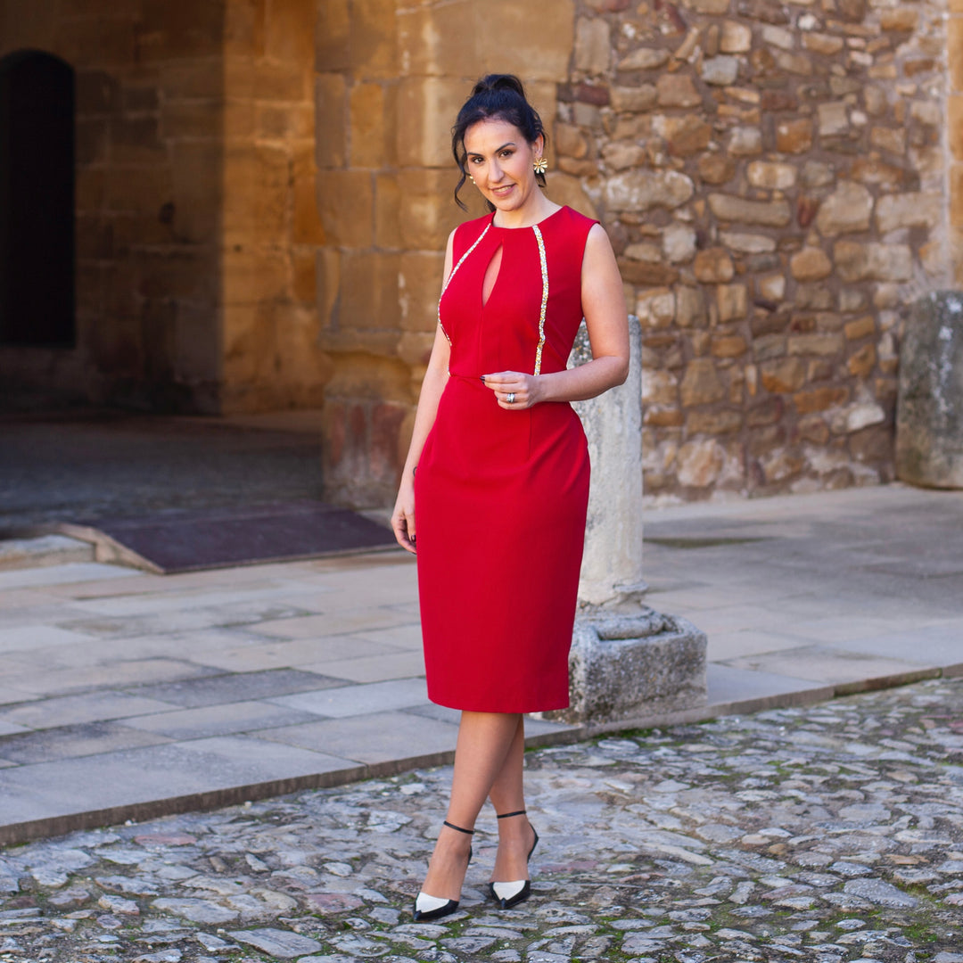 Vestido Melisa Burdeos