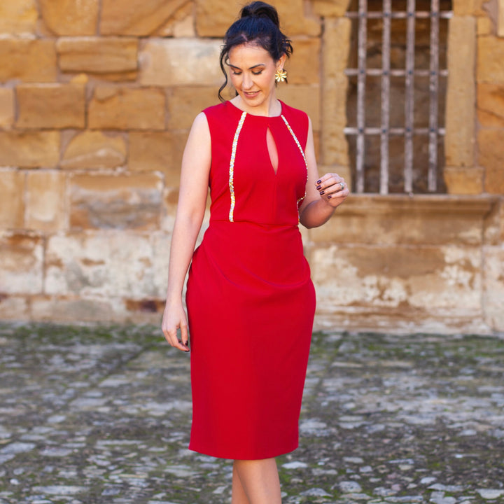 Vestido Melisa Burdeos