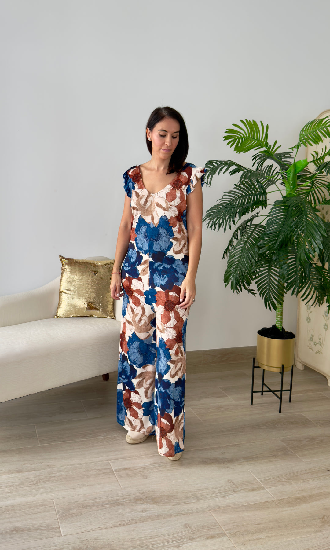 Mono Floral Azul