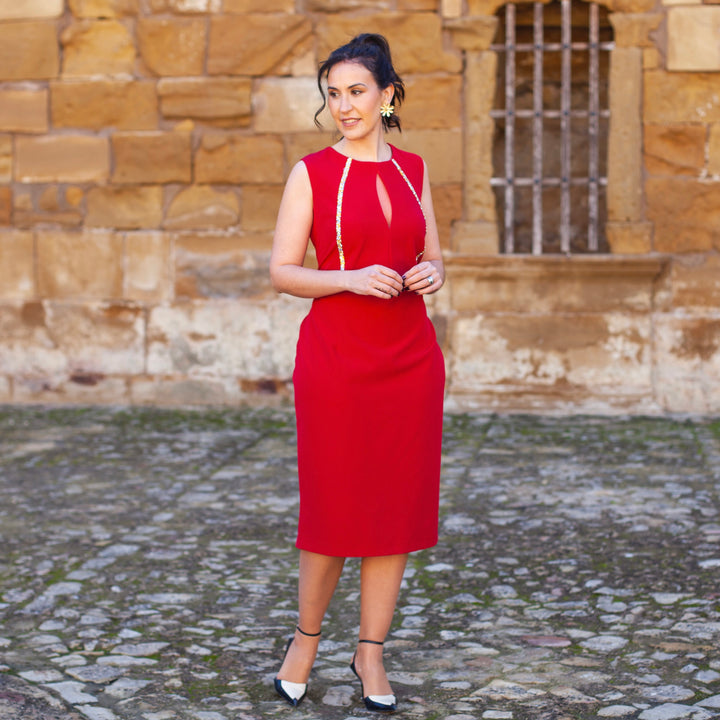 Vestido Melisa Burdeos