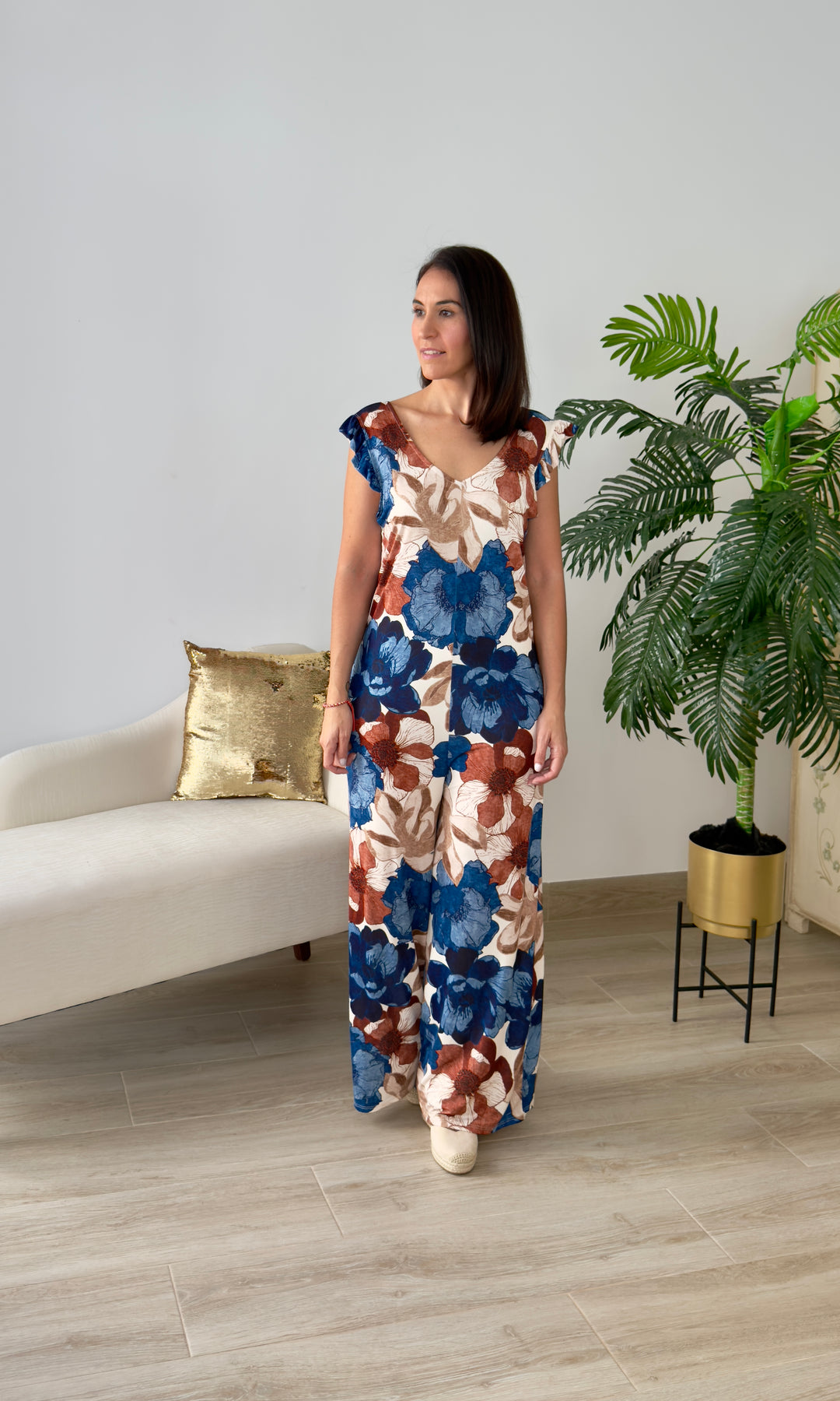 Mono Floral Azul