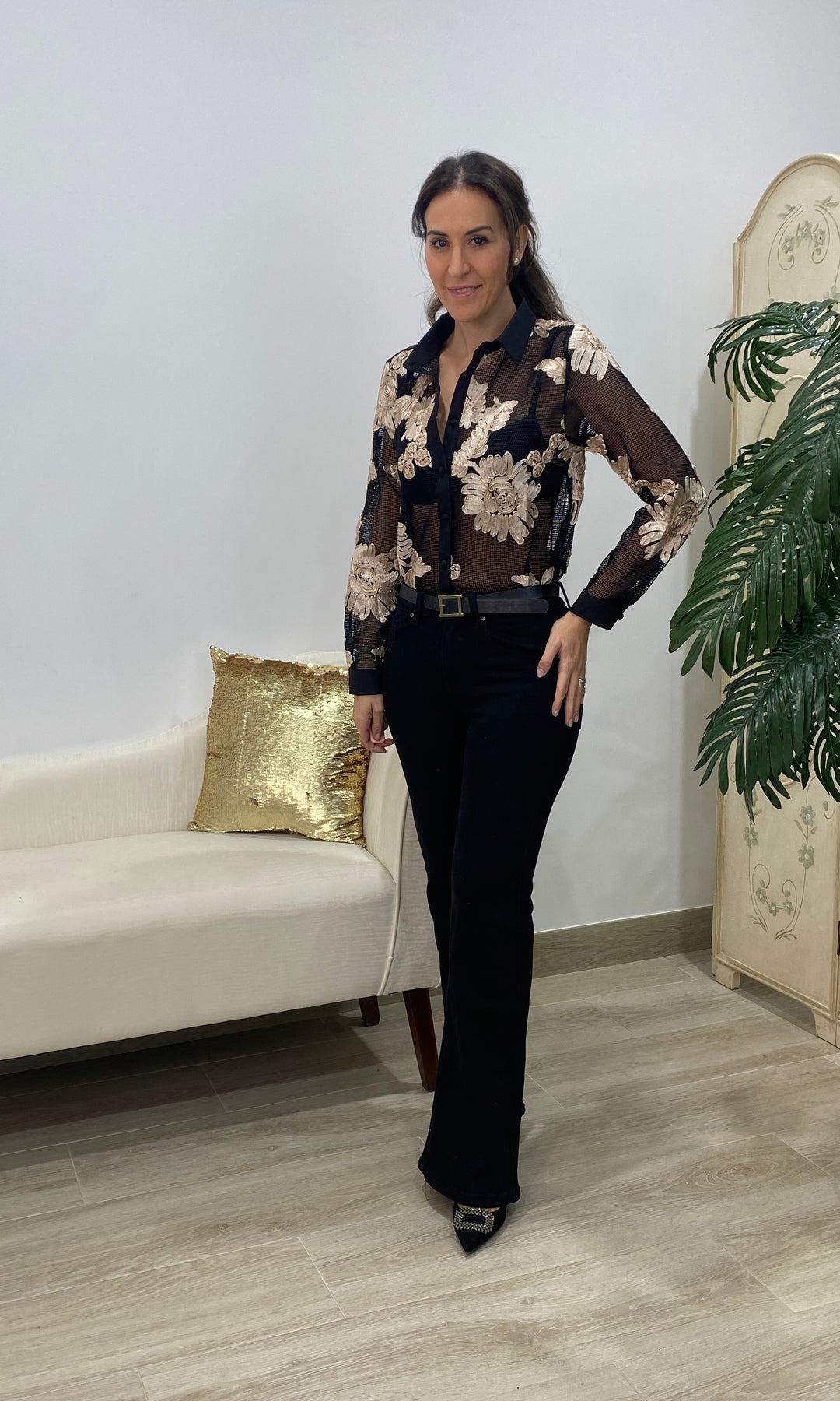 Vaquero Lauren Negro
