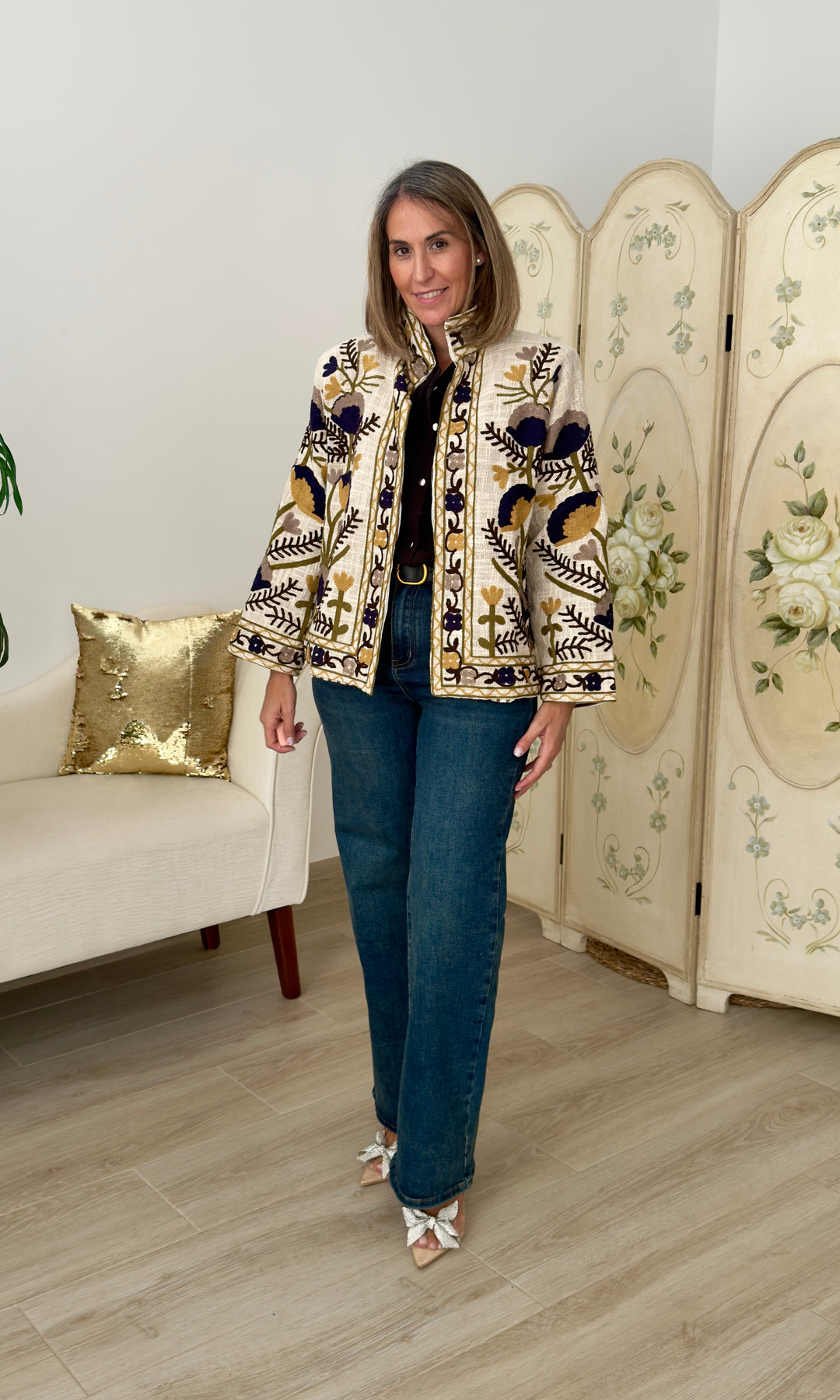 Chaqueta Canela