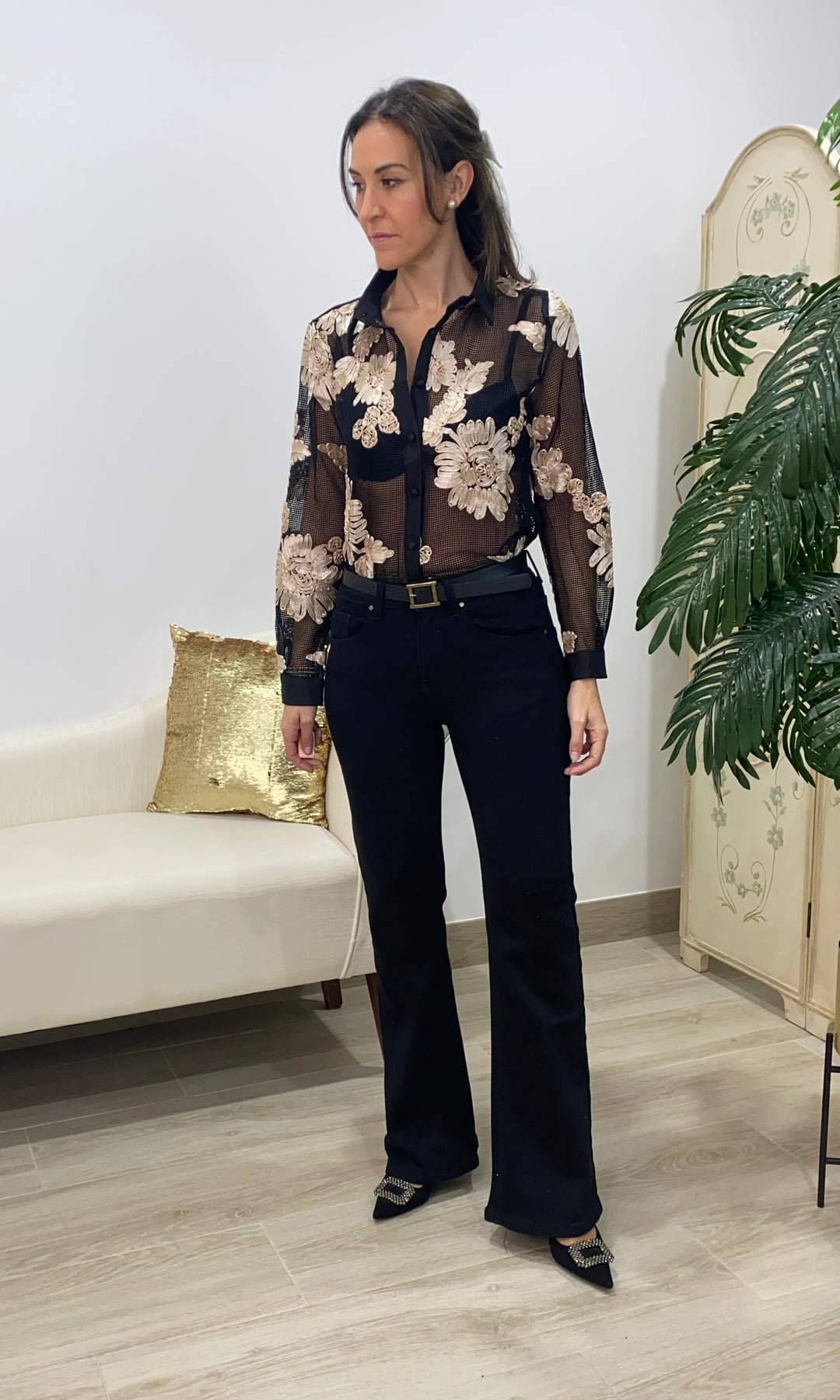Vaquero Lauren Negro