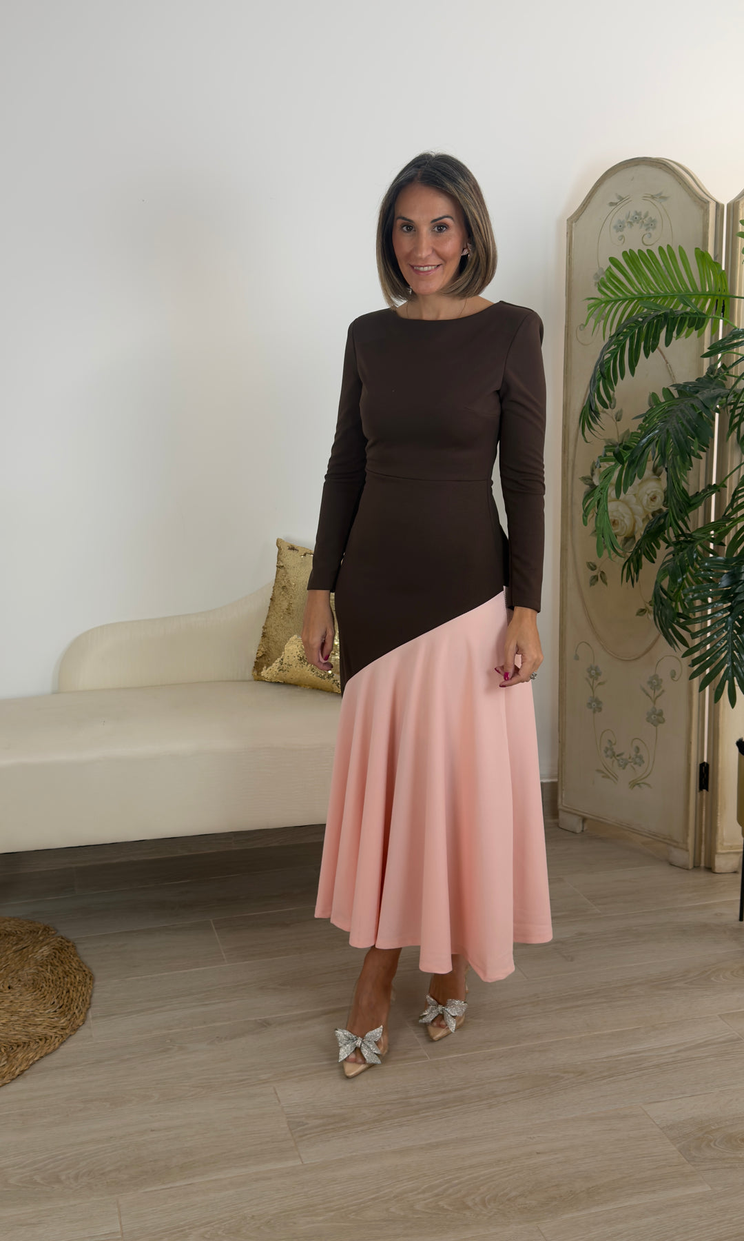 Vestido Cristina Rosa